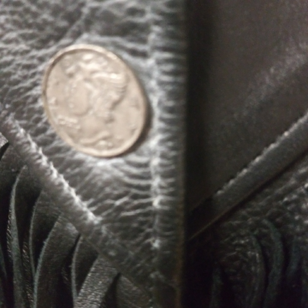 LEATHER MOTORCYCLE VEST - Picture 3 of 6